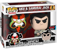 Aku & Samurai Jack from Samurai Jack - Pop! Sets manufactured by Funko [Front]