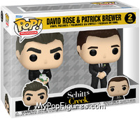 Davis Rose & Patrick Brewer (Wedding Outfits) from Schitt's Creek - Pop! Sets manufactured by Funko [Front]