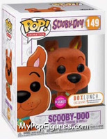 Scooby-Doo (Flocked) (Good) (Orange) from Scooby-Doo! - Pop! Vinyl Figures manufactured by Funko [Front]