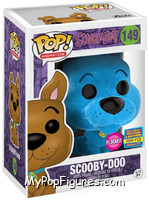 Scooby-Doo (Flocked) (Blue) from Scooby-Doo! - Pop! Vinyl Figures manufactured by Funko [Front]