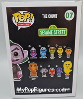 Count from Sesame Street - Pop! Vinyl Figures manufactured by Funko [Back]