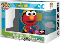 Elmo on Trike (Flocked) from Sesame Street - Pop! Rides manufactured by Funko [Front]