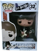 Steve Jones from Sex Pistols - Pop! Vinyl Figures manufactured by Funko [Front]