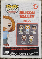 Erlich from Silicon Valley - Pop! Vinyl Figures manufactured by Funko [Back]