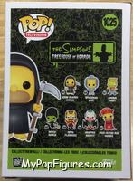 Grim Reaper Homer from Simpsons - Pop! Vinyl Figures manufactured by Funko [Back]