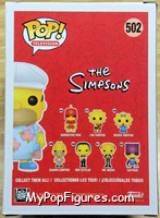 Homer Muumuu from Simpsons - Pop! Vinyl Figures manufactured by Funko [Back]