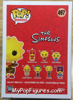 Lisa Simpson from Simpsons - Pop! Vinyl Figures manufactured by Funko [Back]