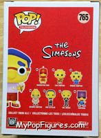 Milhouse from Simpsons - Pop! Vinyl Figures manufactured by Funko [Back]