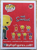 Mr. Burns from Simpsons - Pop! Vinyl Figures manufactured by Funko [Back]