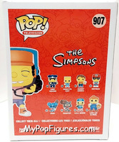 Otto Man from Simpsons - Pop! Vinyl Figures manufactured by Funko [Back]