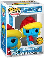 Smurfette (Red Dress) (Chase) from Smurfs - Pop! Vinyl Figures manufactured by Funko [Front]