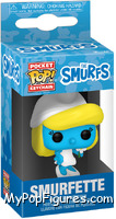 Smurfette (White Dress) from Smurfs - Pop! Keychains manufactured by Funko [Front]