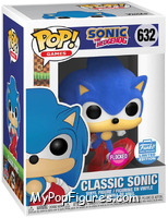 Classic Sonic (Flocked) from Sonic the Hedgehog - Pop! Vinyl Figures manufactured by Funko [Front]