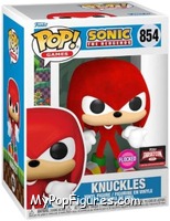 Knuckles (Flocked) from Sonic the Hedgehog - Pop! Vinyl Figures manufactured by Funko [Front]