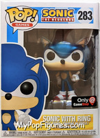 Sonic with Ring Metallic from Sonic the Hedgehog - Pop! Vinyl Figures manufactured by Funko [Front]