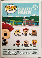 Kyle (Jersey) from South Park - Pop! Vinyl Figures manufactured by Funko [Back]