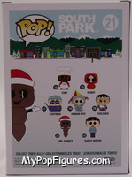 Mr. Hankey from South Park - Pop! Vinyl Figures manufactured by Funko [Back]