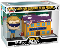 South Park Elementary with PC Principal from South Park - Pop! Towns manufactured by Funko [Front]