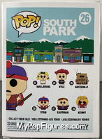 Stan (Shadow Hachi) from South Park - Pop! Vinyl Figures manufactured by Funko [Back]