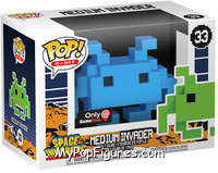 Medium Invader (Blue) from Space Invaders - 8-Bit Pop! manufactured by Funko [Front]