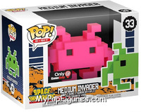 Medium Invader (Pink) from Space Invaders - 8-Bit Pop! manufactured by Funko [Front]