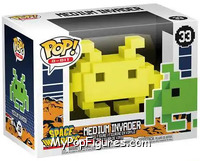 Medium Invader (Yellow) from Space Invaders - 8-Bit Pop! manufactured by Funko [Front]