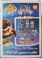 Taz (Flocked) from Space Jam - Pop! Vinyl Figures manufactured by Funko [Back]