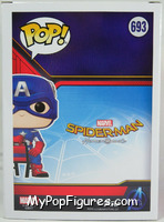 Captain America (Chair) from Spider-Man - Spider-Man Homecoming Pop! manufactured by Funko [Back]