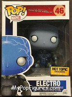 Electro (Metallic) (Glows in the Dark) from Spider-Man - Amazing Spider-Man 2 Pop! manufactured by Funko [Front]