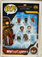 Molten Man from Spider-Man - Spider-Man Far From Home Pop! manufactured by Funko [Back]