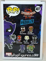 Prowler from Spider-Man - Spider-Man Into the Spiderverse Pop! manufactured by Funko [Back]