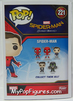 Spider-Man from Spider-Man - Spider-Man Homecoming Pop! manufactured by Funko [Back]