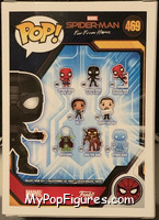 Spider-Man (Stealth Suit) from Spider-Man - Spider-Man Far From Home Pop! manufactured by Funko [Back]