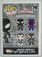 Spider-Man (Black Suit) from Spider-Man - Spider-Man Pop! manufactured by Funko [Back]