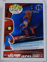 Spider-Man (Metallic) from Spider-Man - Amazing Spider-Man Pop! manufactured by Funko [Back]