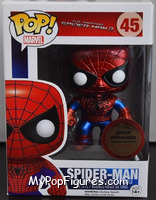 Spider-Man (Metallic) from Spider-Man - Amazing Spider-Man 2 Pop! manufactured by Funko [Front]