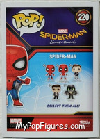 Spider-Man (Web Wings) from Spider-Man - Spider-Man Homecoming Pop! manufactured by Funko [Back]