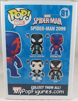 Spider-Man 2099 from Spider-Man - Spider-Man Pop! manufactured by Funko [Back]