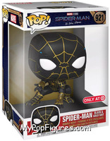 Spider-Man (Black & Gold Suit) (10" Scale) from Spider-Man - No Way Home - Pop! Vinyl Figures manufactured by Funko [Front]