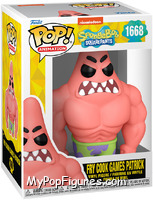 Fry Cook Games Patrick from Spongebob Squarepants - Pop! Vinyl Figures manufactured by Funko [Front]