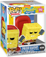 Spongebob Squarepants (Ight Imma Head Out Meme) from Spongebob Squarepants - Pop! Vinyl Figures manufactured by Funko [Front]