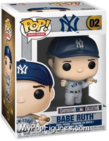 Babe Ruth (Gray Uniform) from Sports Legends - Pop! Vinyl Figures manufactured by Funko [Front]