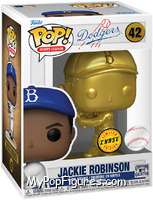 Jackie Robinson (Batting / Gold) (Chase) from Sports Legends - Pop! Vinyl Figures manufactured by Funko [Front]