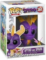 Spyro and Sparx from Spyro - Pop! Vinyl Figures manufactured by Funko [Front]