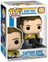 Captain Kirk (Chair) from Star Trek - Original Series Pop! manufactured by Funko [Front]