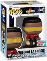 Geordi La Forge (Captain's Chair) from Star Trek - Next Generation Pop! manufactured by Funko [Front]