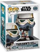 Thrawn's Night Trooper (Blue Mouthpiece) from Star Wars - Ahsoka - Pop! Vinyl Figures manufactured by Funko [Front]