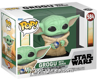 Grogu with Armor (Book of Boba Fett) from Star Wars - Book of Boba Fett - Pop! Vinyl Figures manufactured by Funko [Front]