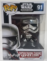 Captain Phasma (Chrome) from Star Wars - Force Awakens - Pop! Vinyl Figures manufactured by Funko [Front]