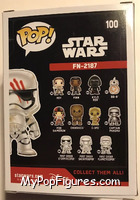 FN-2187 (Bloody Hand Print) from Star Wars - Force Awakens - Pop! Vinyl Figures manufactured by Funko [Back]